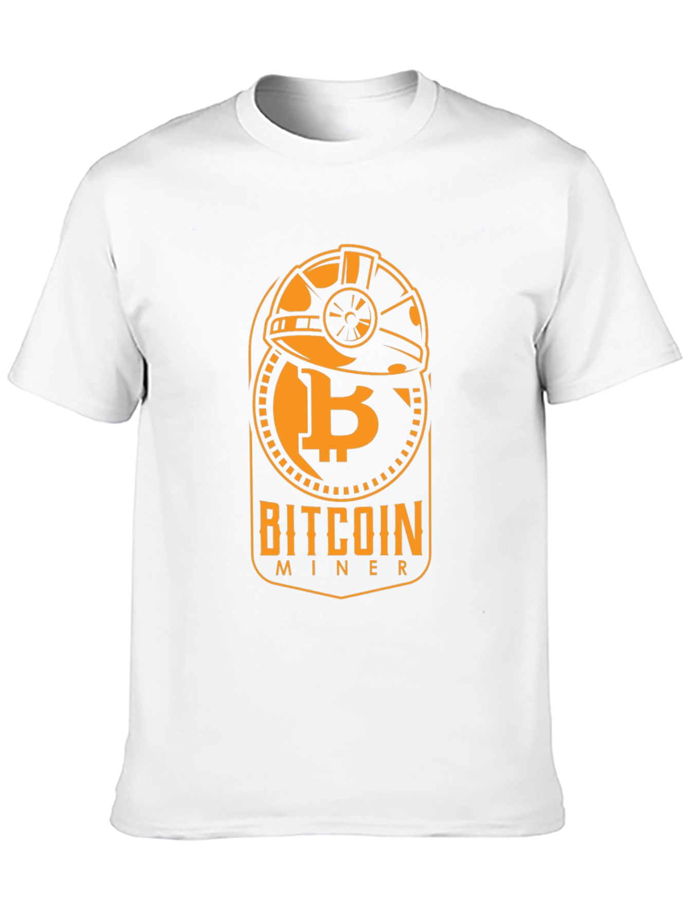 Bitcoin Miner Black Graphic Tee