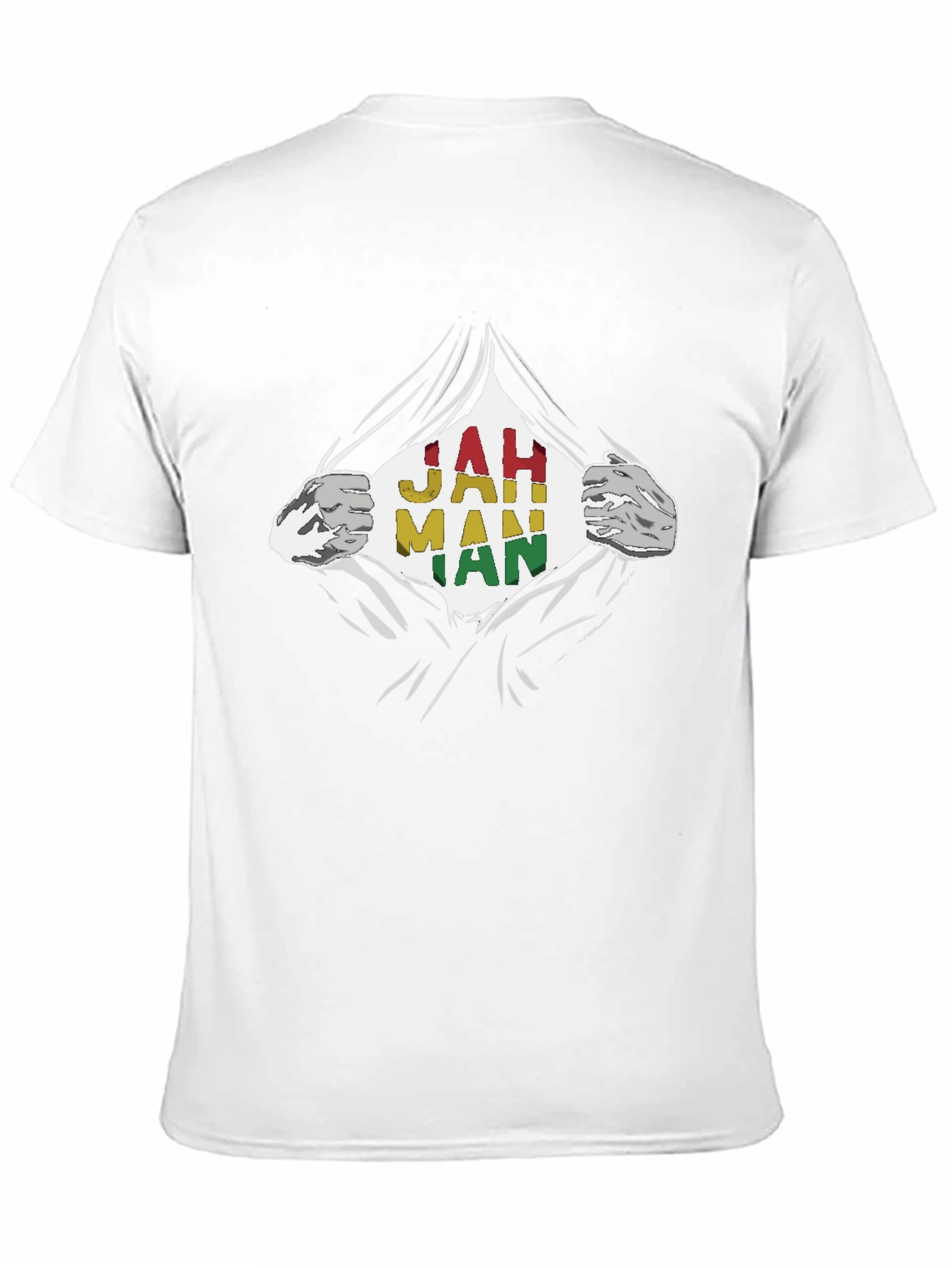 Jah Man Rasta T-Shirt - Graphic Print