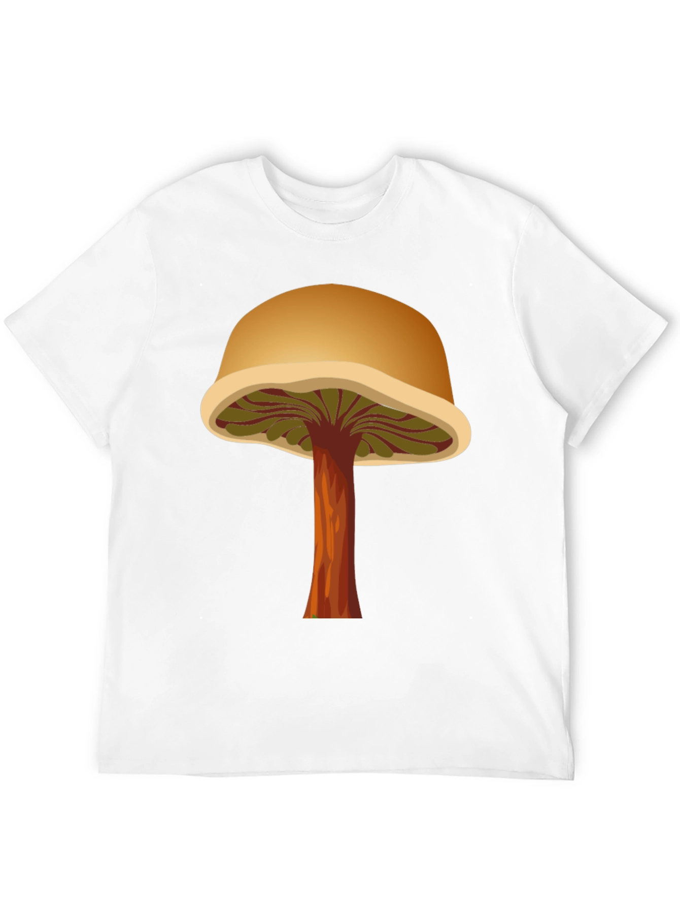 Mushroom Graphic T-Shirt - Black Cotton Tee