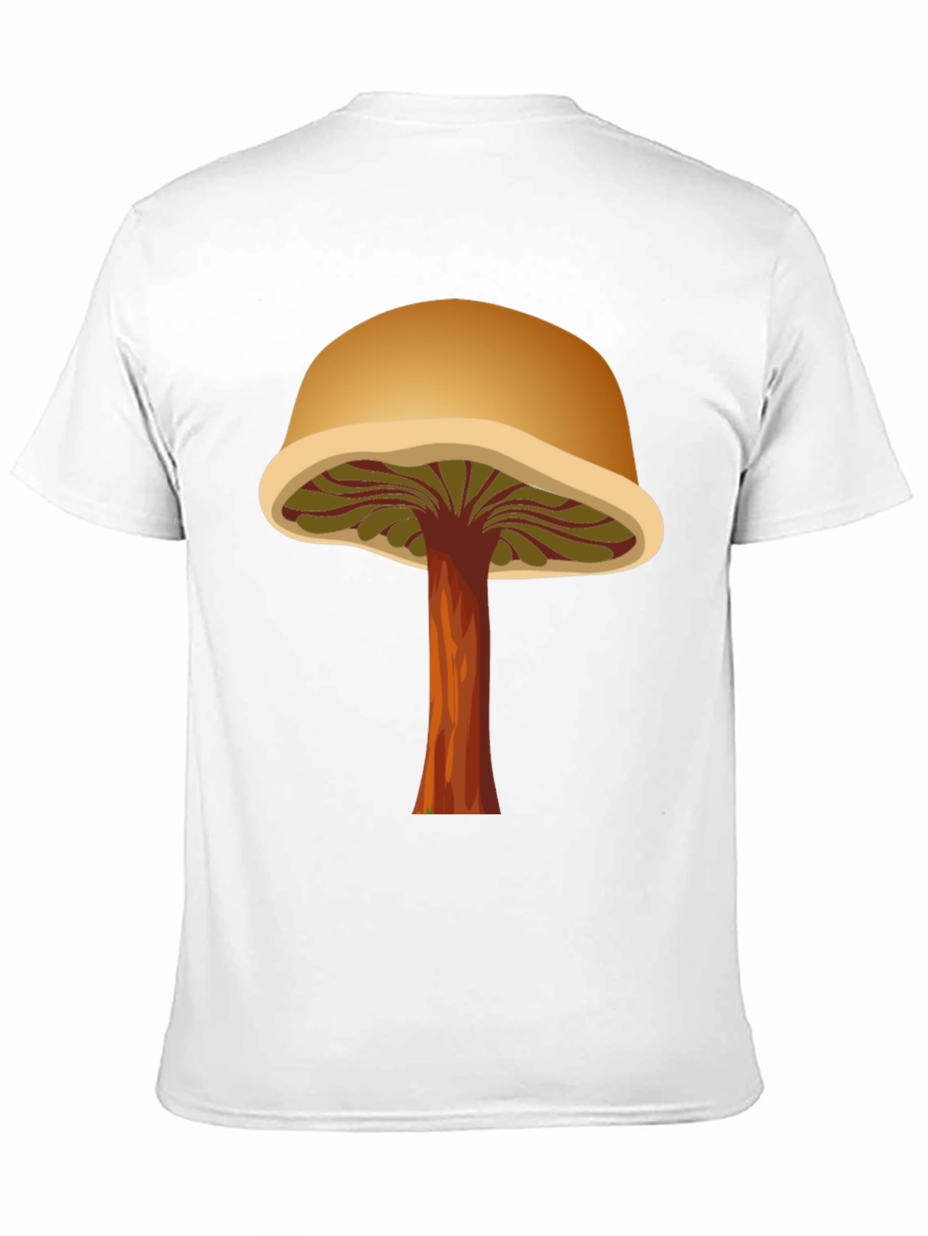 Mushroom Graphic T-Shirt - Black Cotton Tee