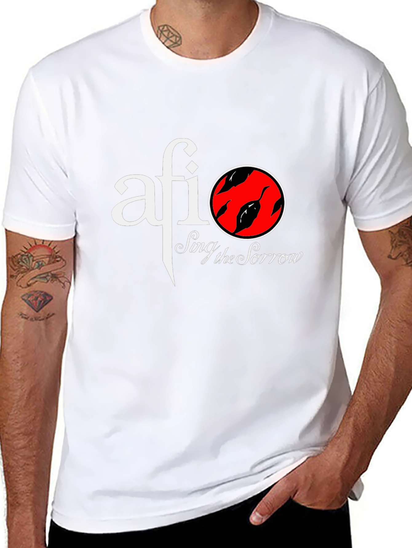 AFI Sing The Sorrow Band T-Shirt - Black