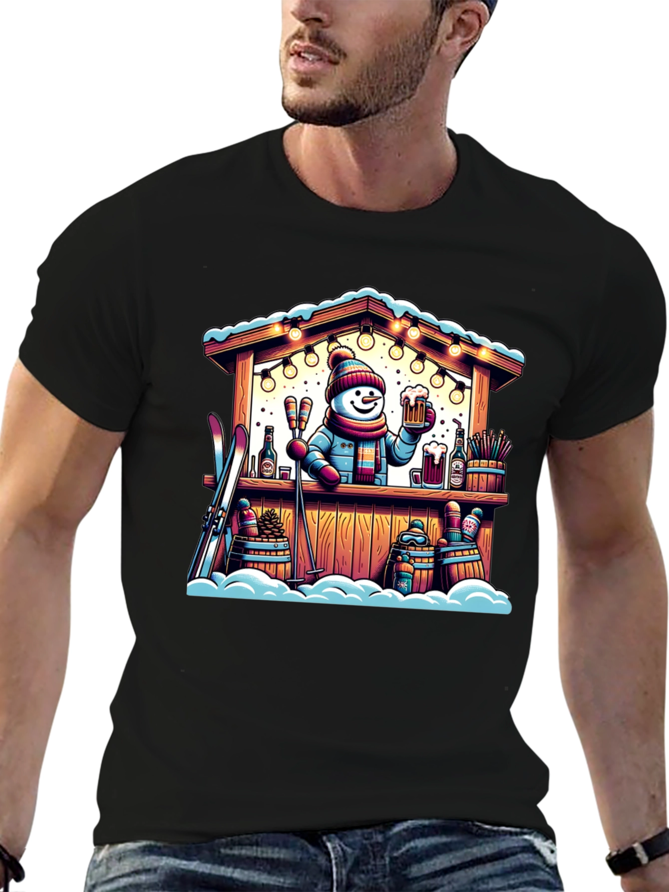 Winter Brew Snowman T-Shirt