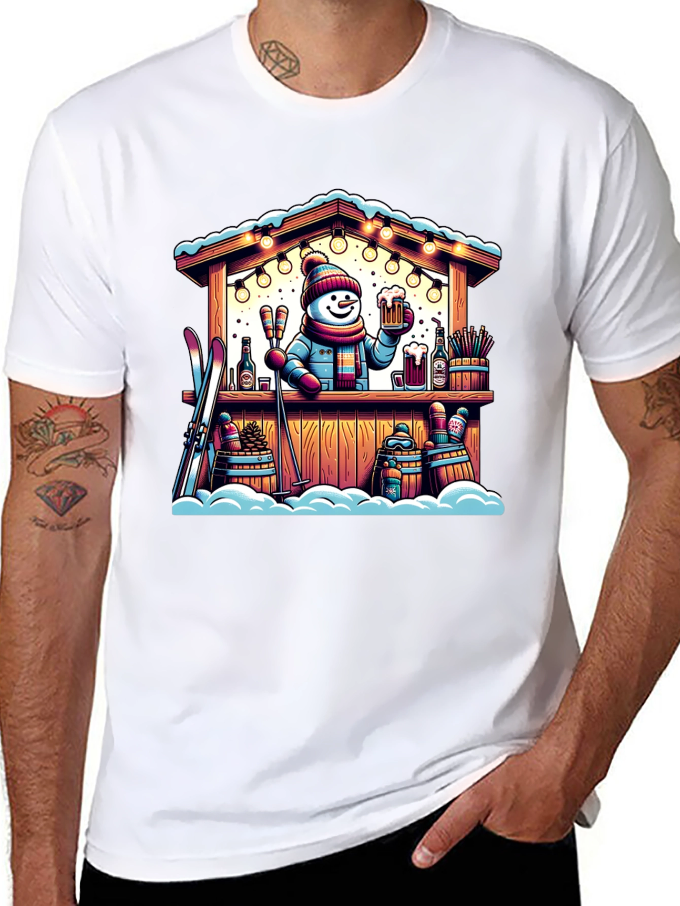 Winter Brew Snowman T-Shirt