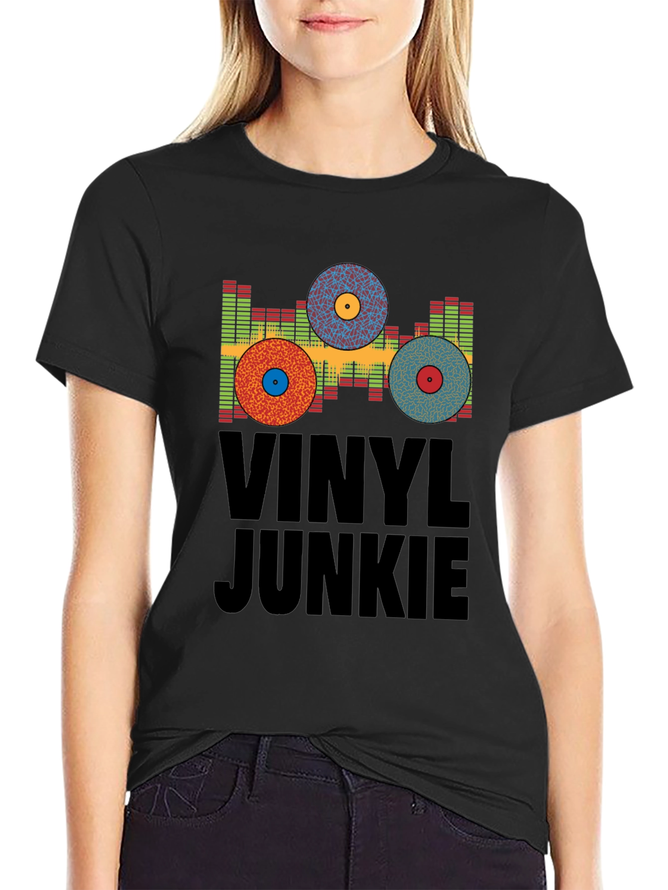 Vinyl Junkie Graphic Tee