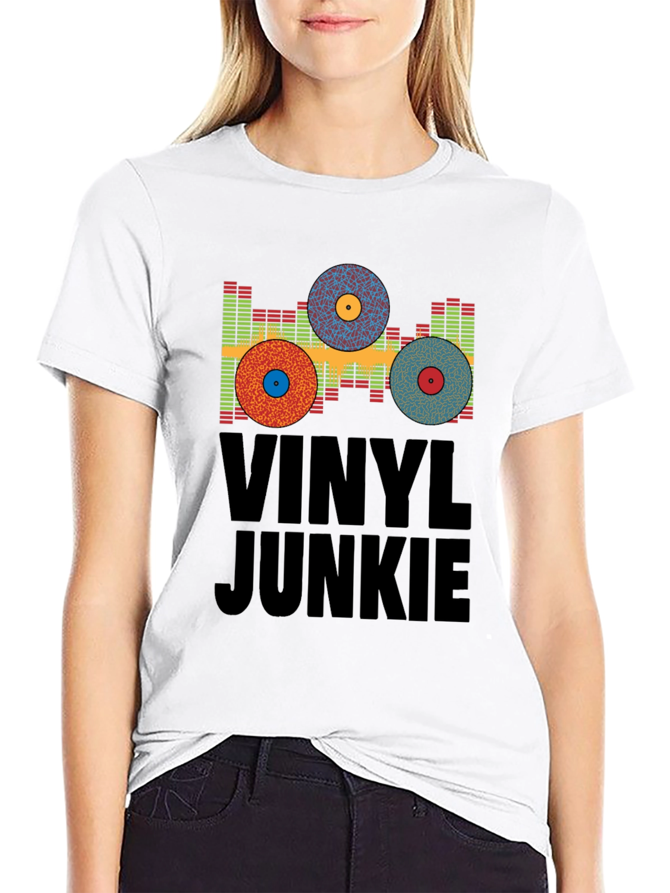 Vinyl Junkie Graphic Tee