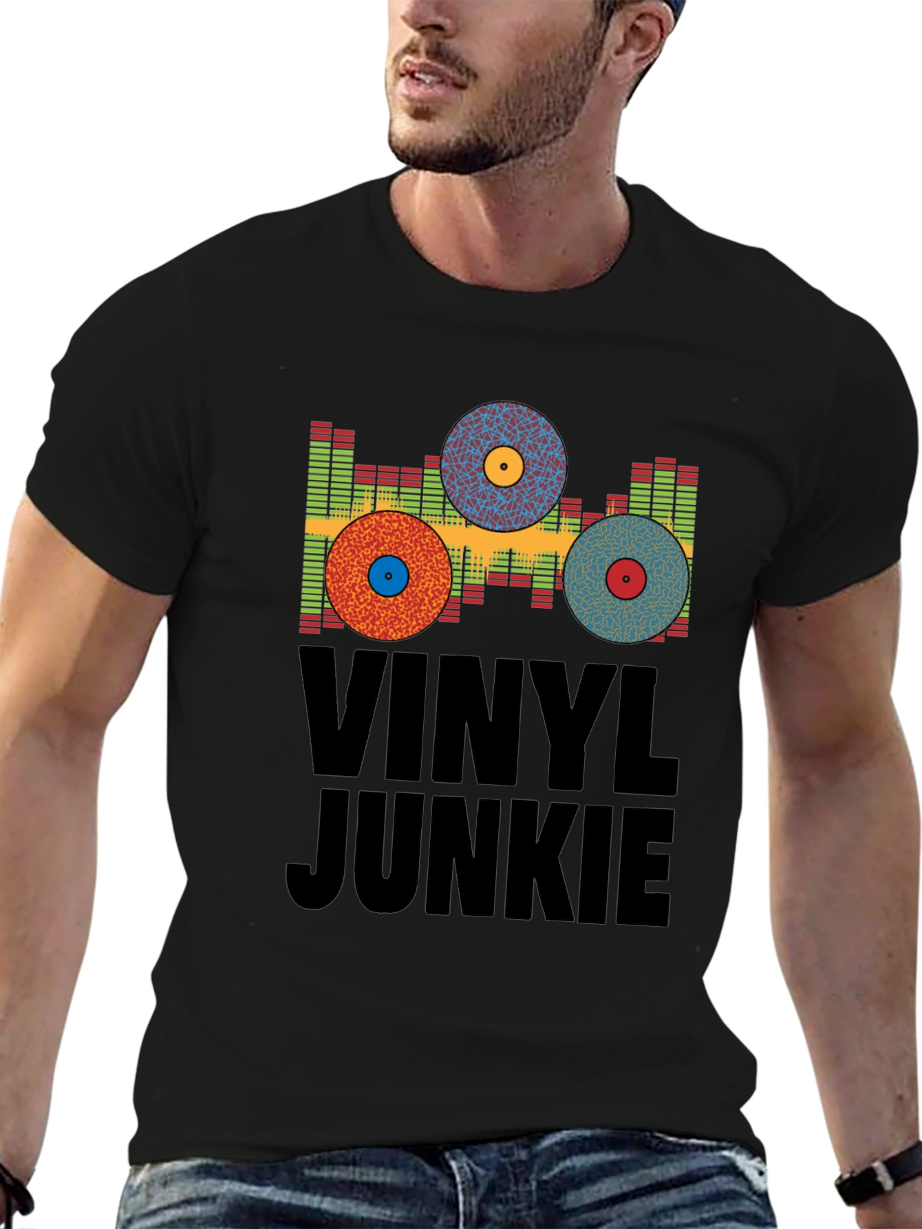 Vinyl Junkie Graphic Tee