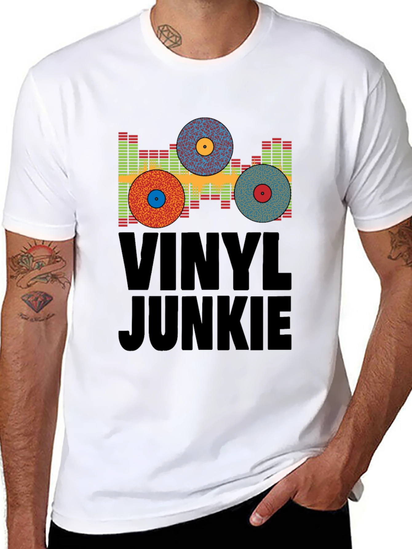 Vinyl Junkie Graphic Tee