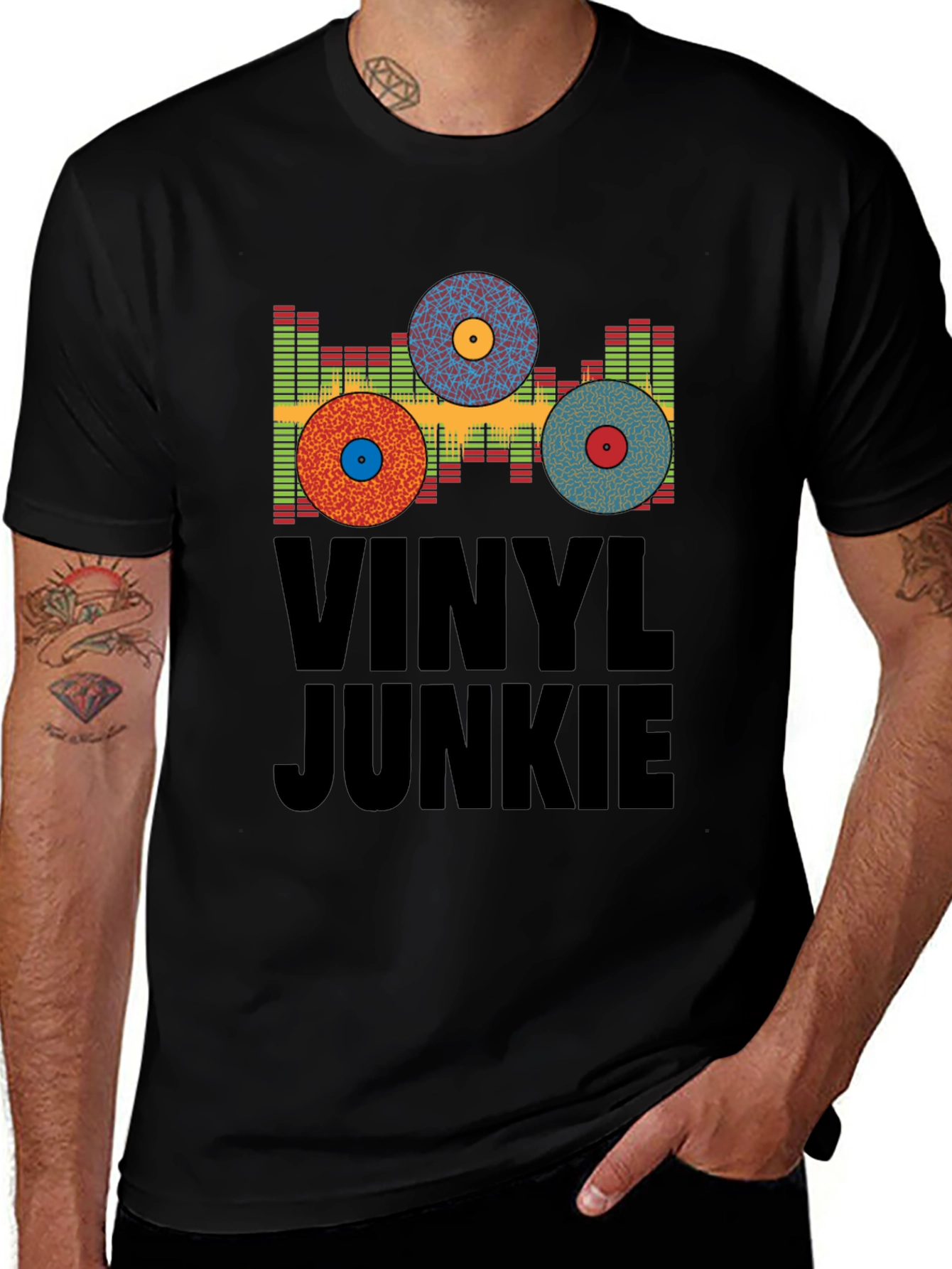 Vinyl Junkie Graphic Tee