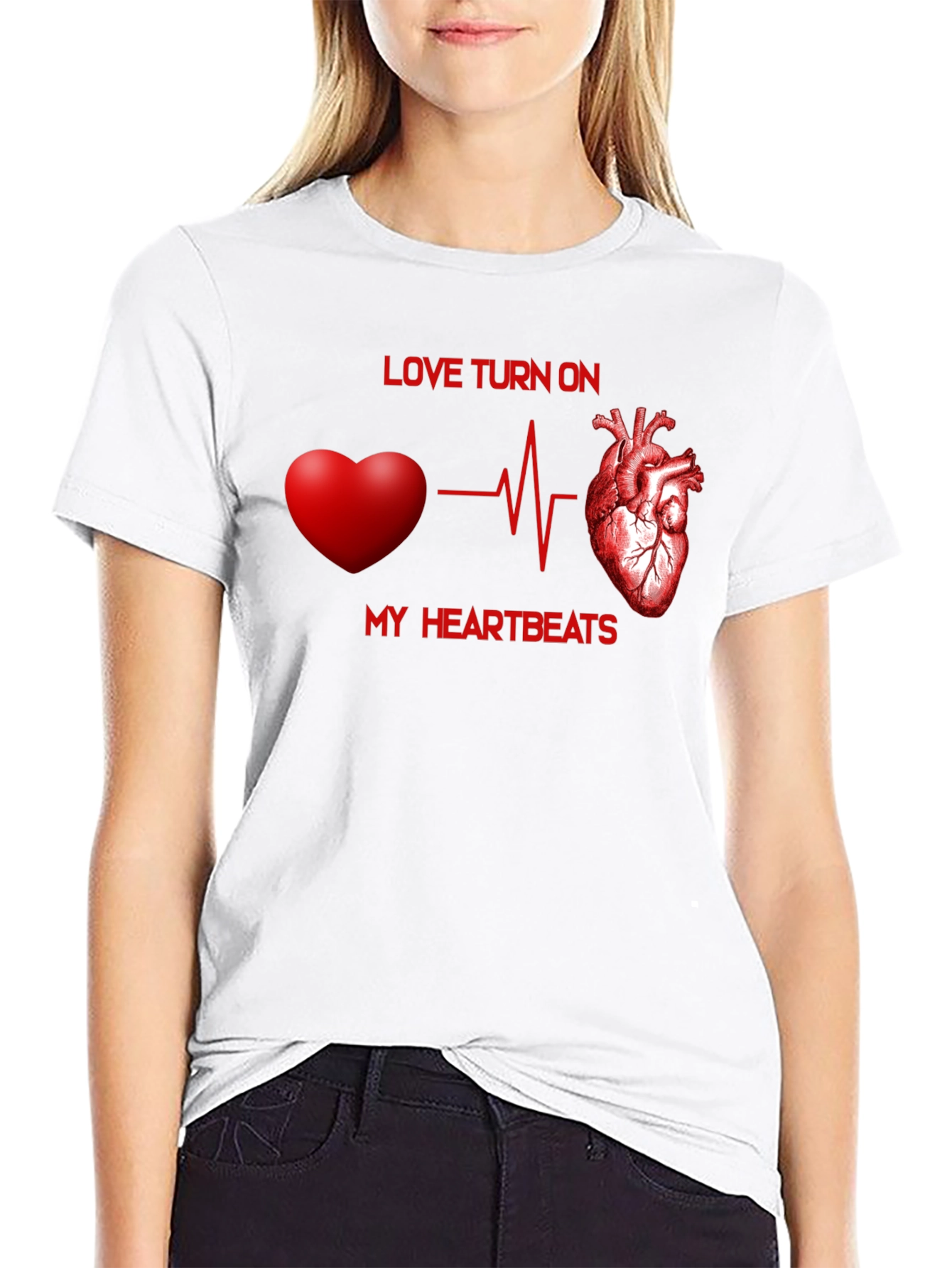 Love Heartbeat T-Shirt - Express Your Passion