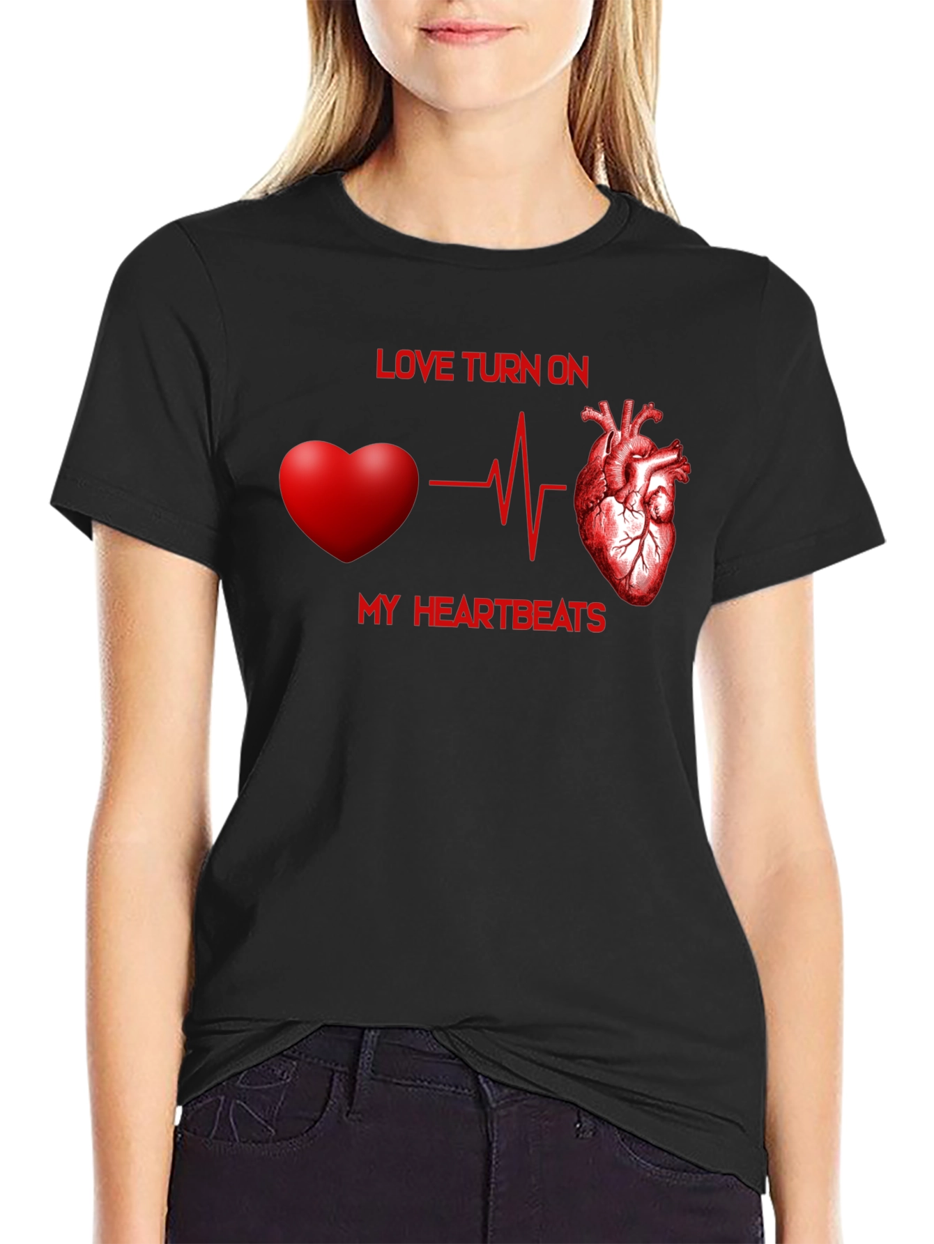 Love Heartbeat T-Shirt - Express Your Passion