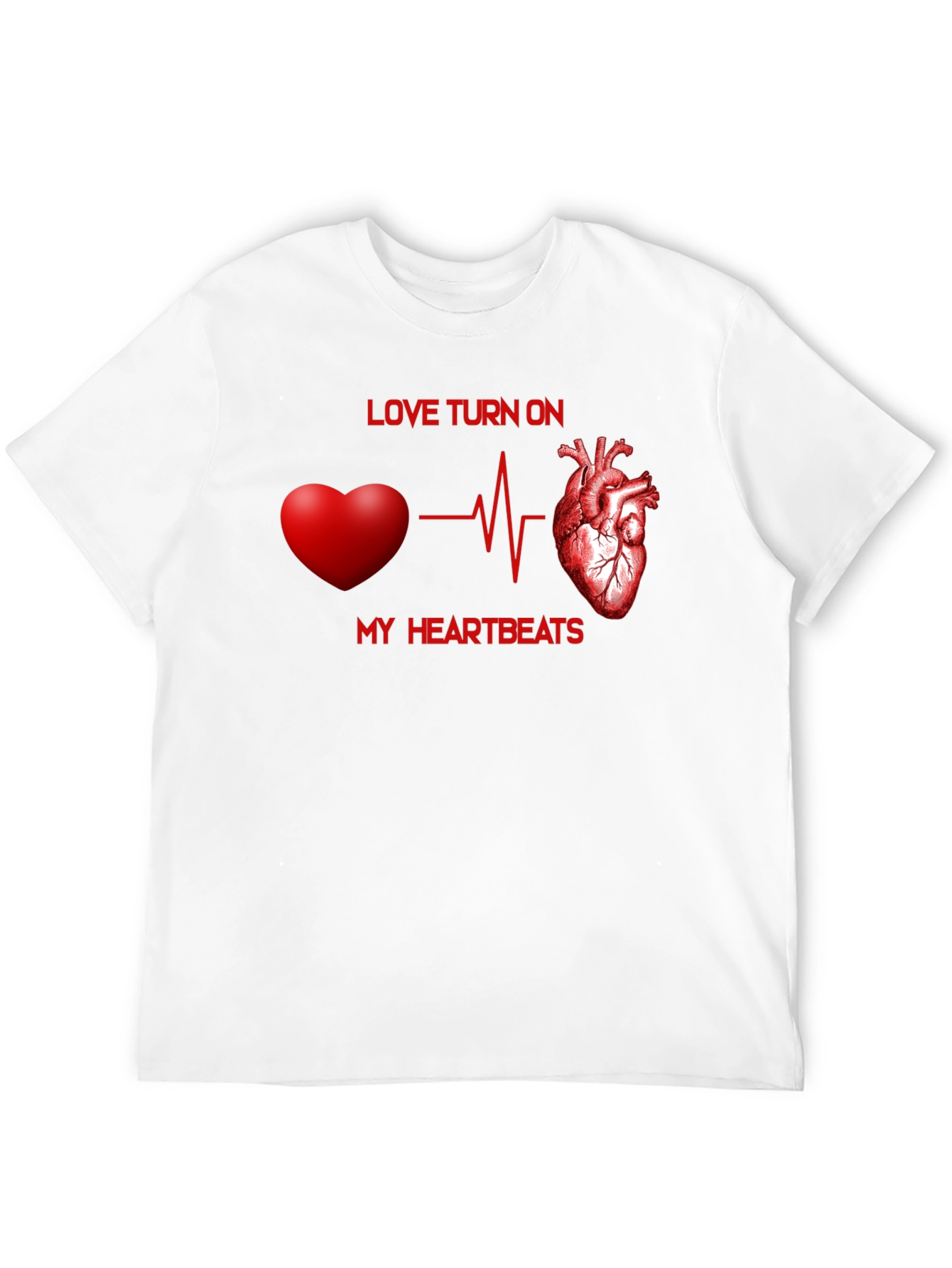 Love Heartbeat T-Shirt - Express Your Passion