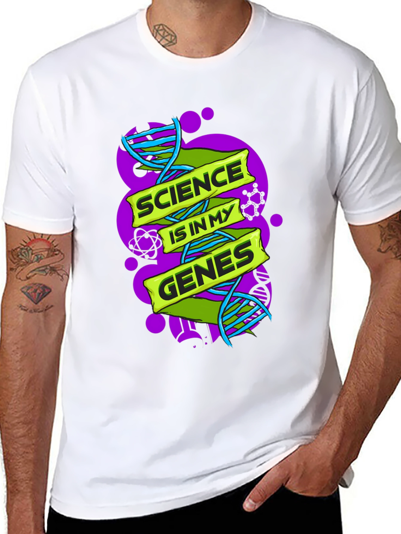 Science Is In My Genes Graphic T-Shirt