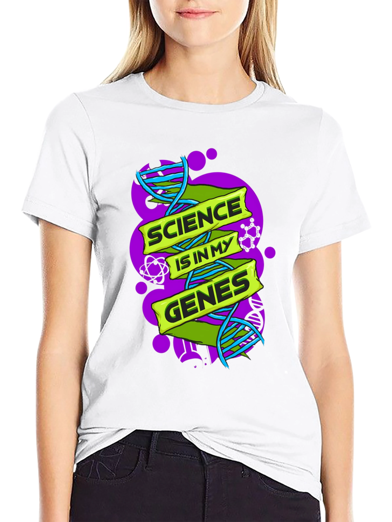 Science Is In My Genes Graphic T-Shirt