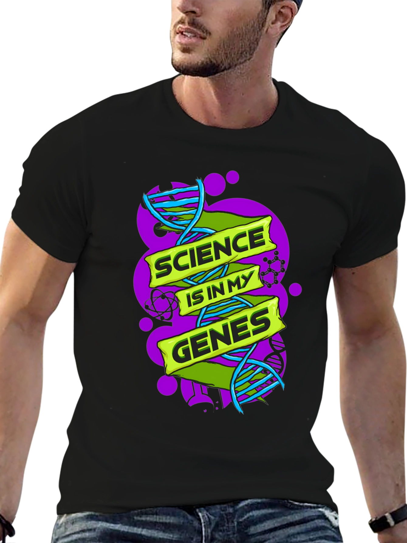 Science Is In My Genes Graphic T-Shirt
