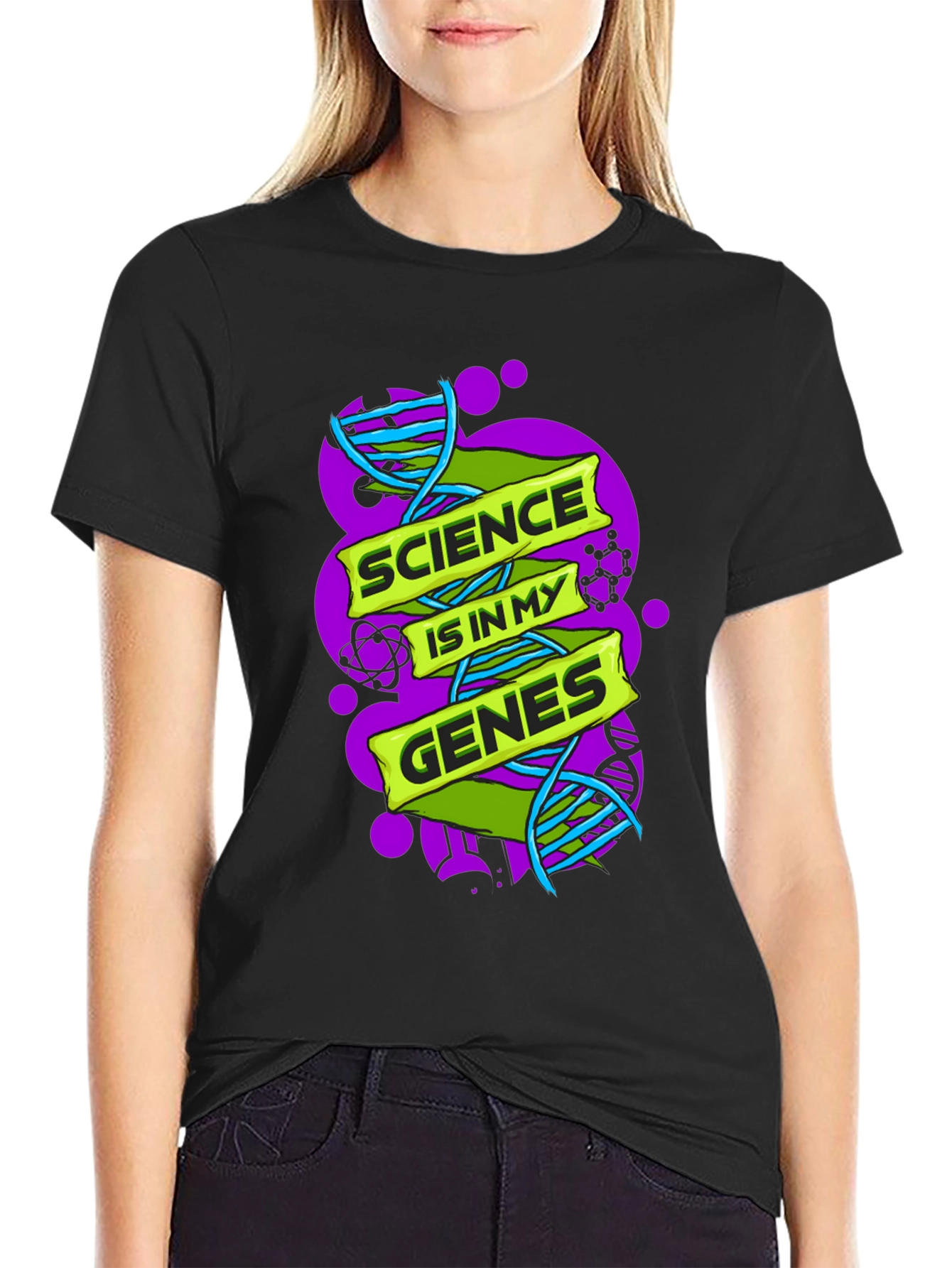 Science Is In My Genes Graphic T-Shirt