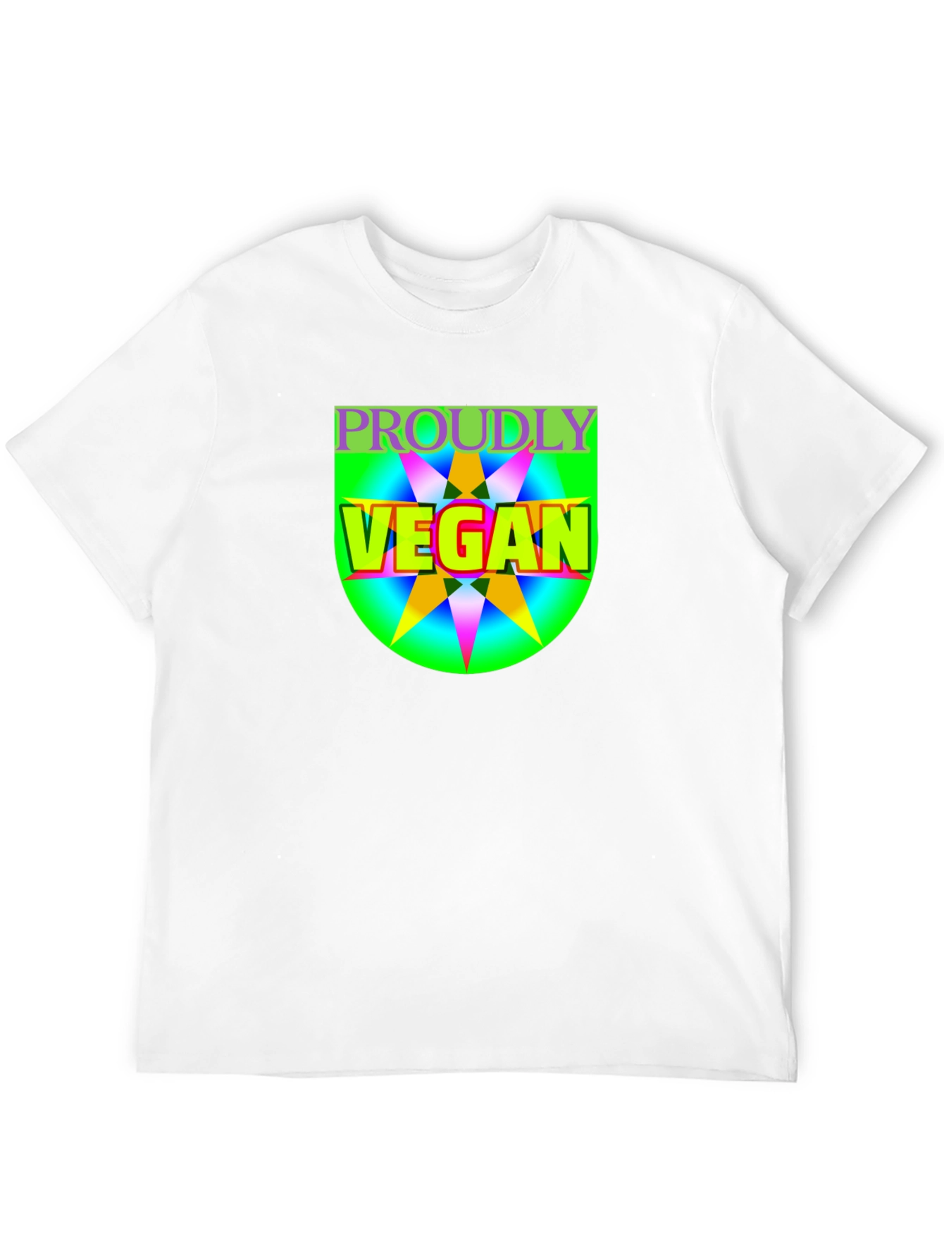 Proudly Vegan Graphic Tee - Black Unisex T-Shirt