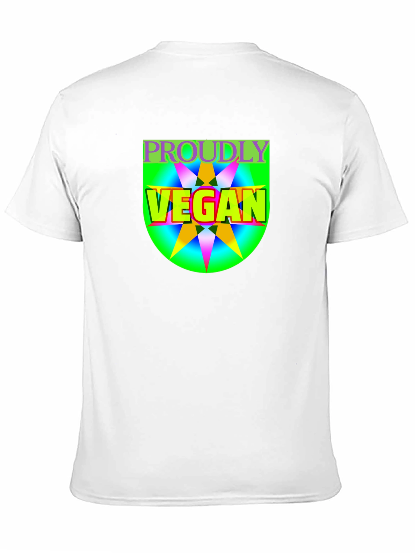 Proudly Vegan Graphic Tee - Black Unisex T-Shirt