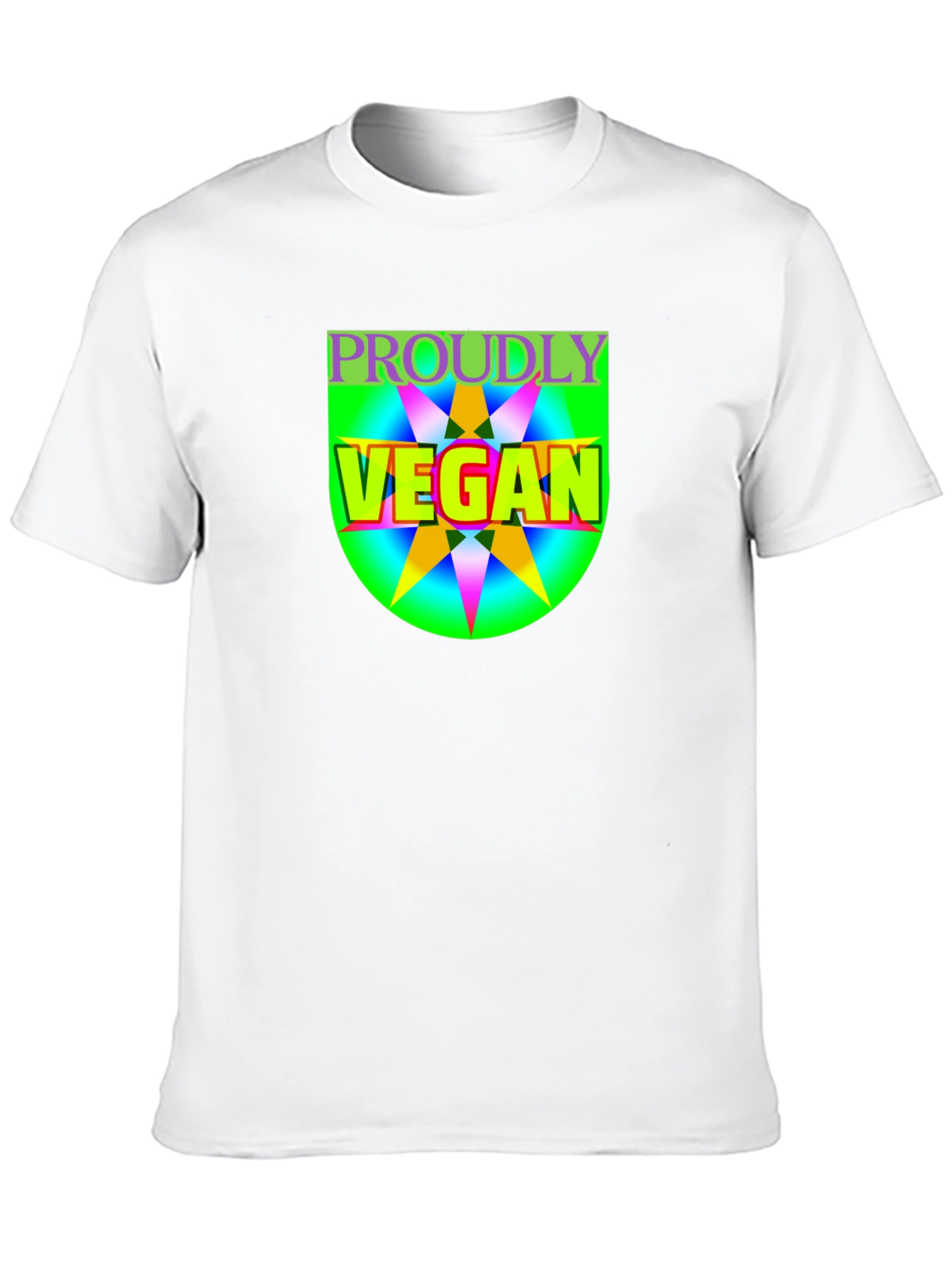 Proudly Vegan Graphic Tee - Black Unisex T-Shirt