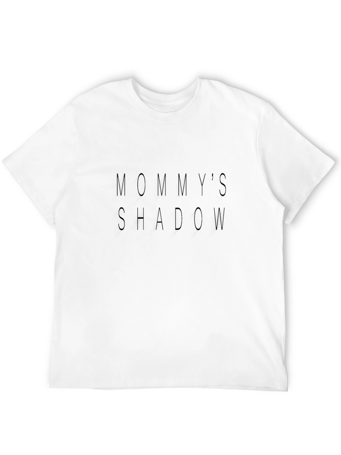 Mommys Shadow Graphic T-Shirt - Black