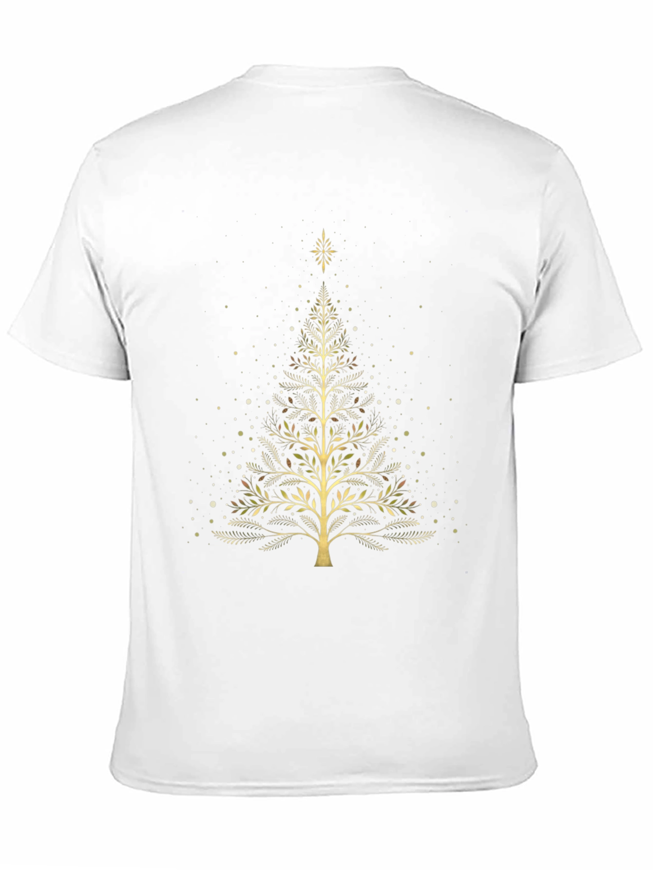 Elegant Golden Tree Graphic Tee