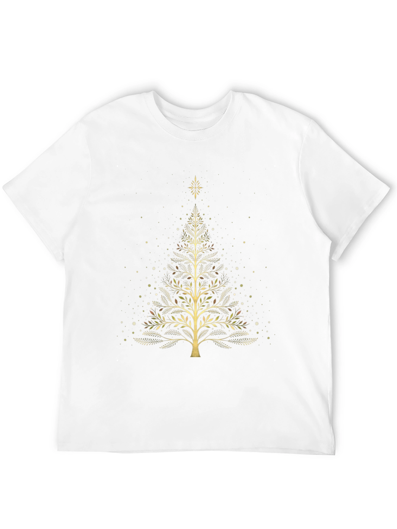 Elegant Golden Tree Graphic Tee