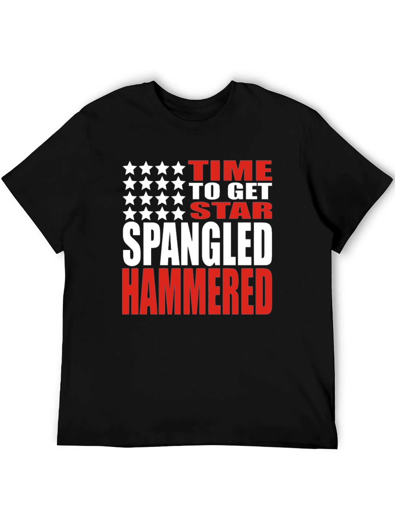 Star Spangled Hammered T-Shirt - Patriotic USA Tee