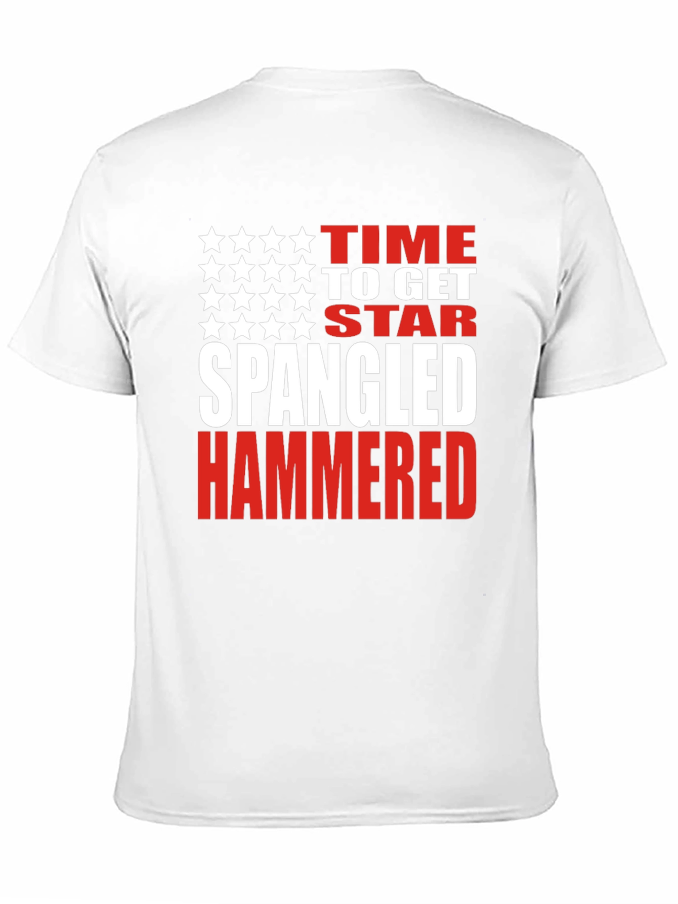 Star Spangled Hammered T-Shirt - Patriotic USA Tee