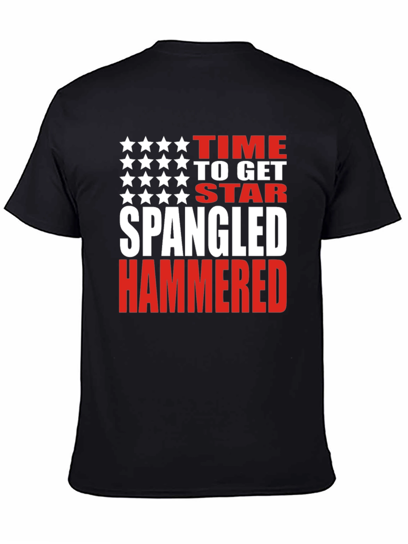 Star Spangled Hammered T-Shirt - Patriotic USA Tee
