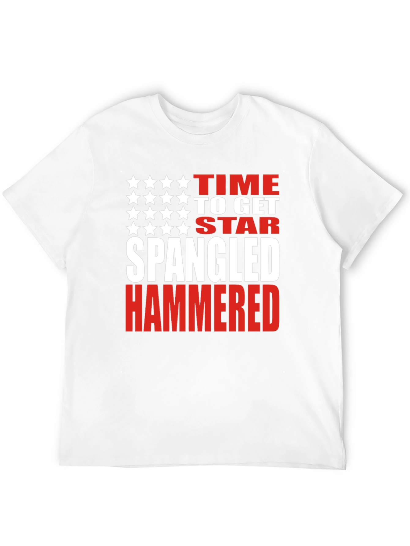 Star Spangled Hammered T-Shirt - Patriotic USA Tee