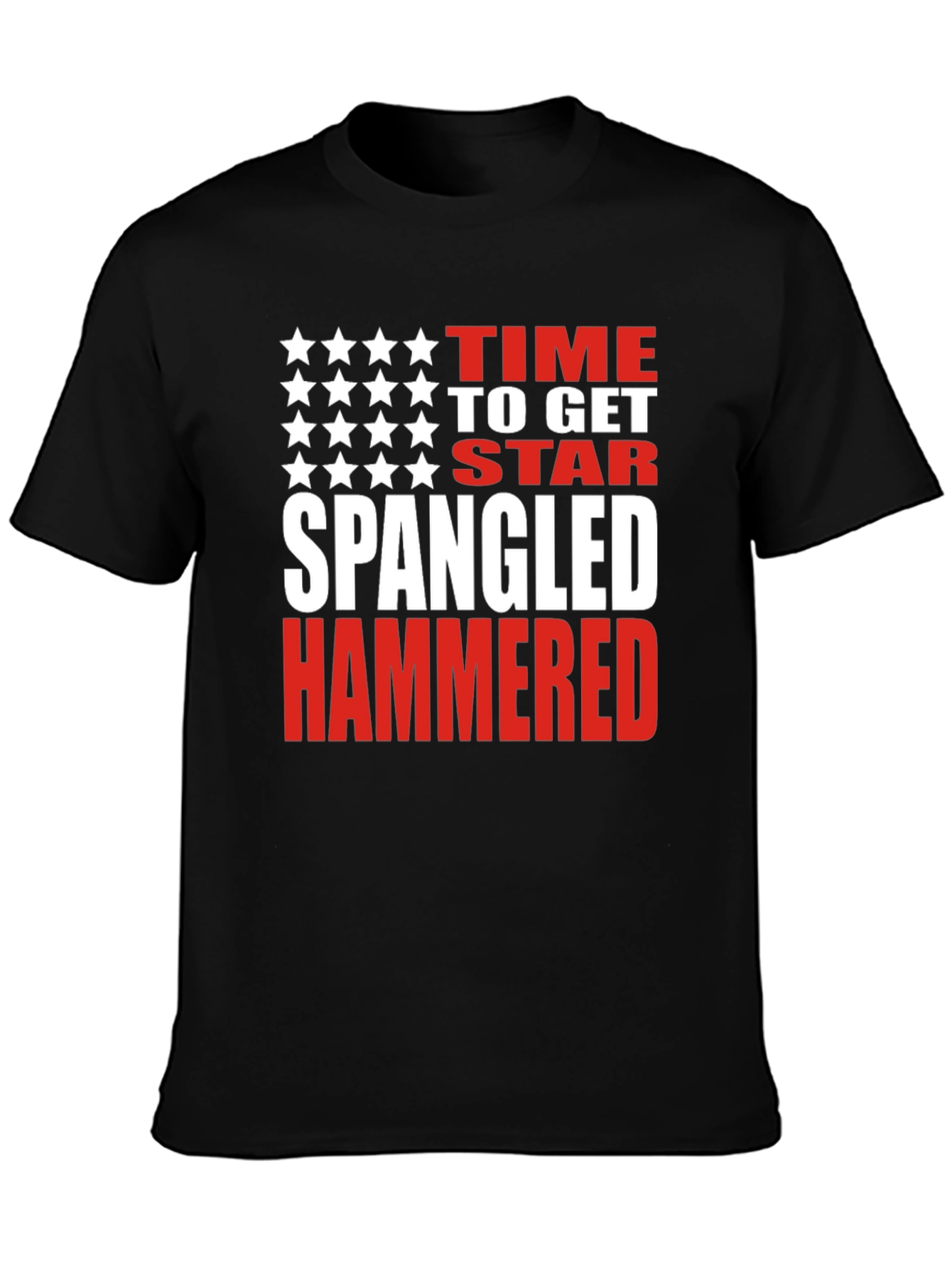 Star Spangled Hammered T-Shirt - Patriotic USA Tee