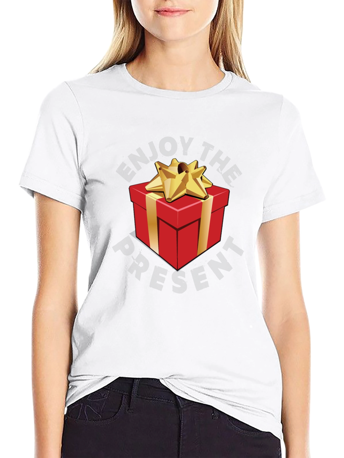 Enjoy The Present Graphic T-Shirt