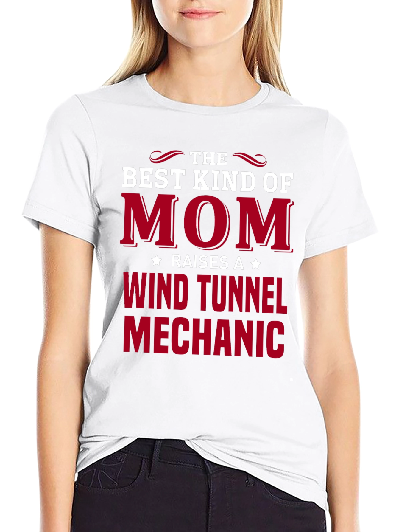 Best Kind of Mom Wind Tunnel Mechanic T-Shirt
