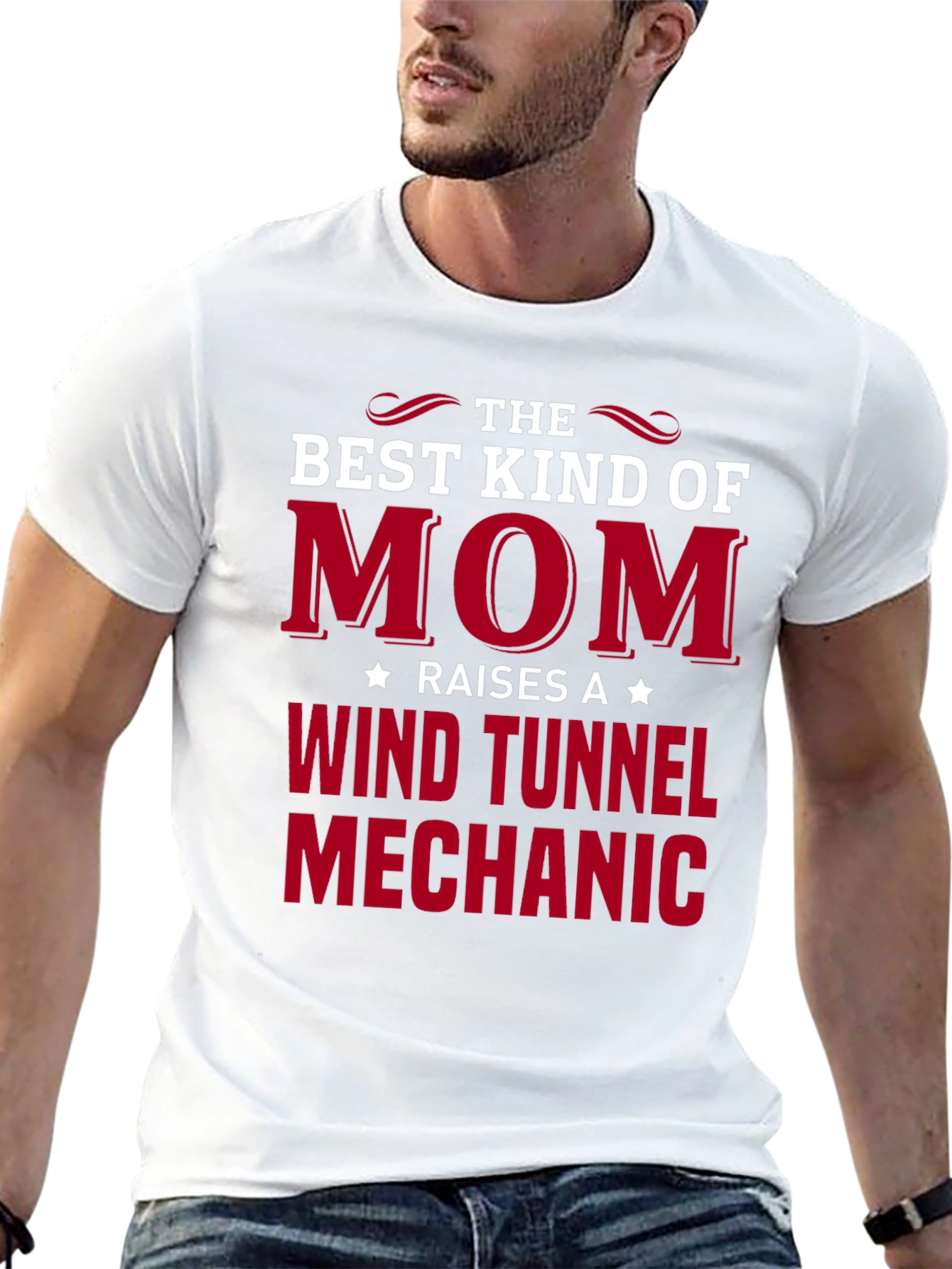 Best Kind of Mom Wind Tunnel Mechanic T-Shirt