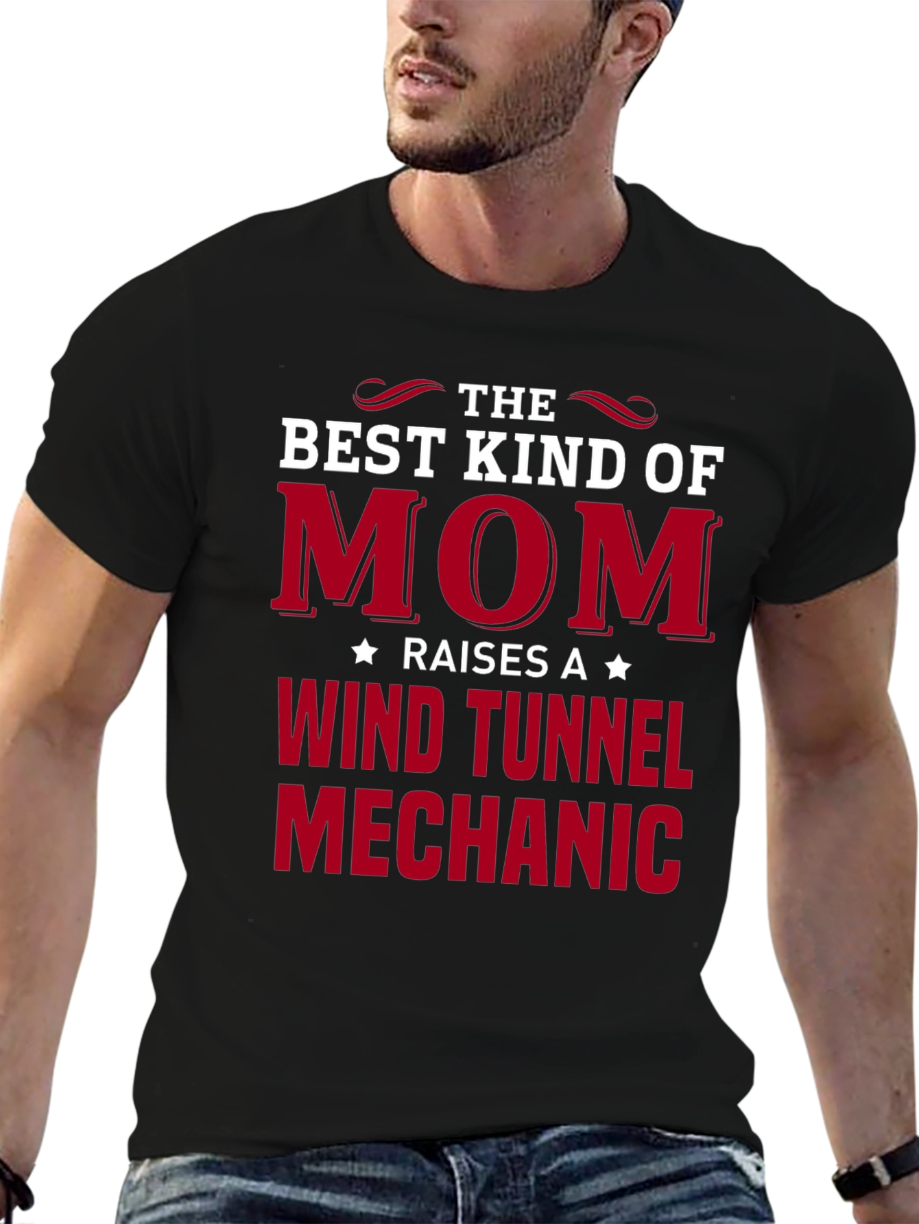 Best Kind of Mom Wind Tunnel Mechanic T-Shirt