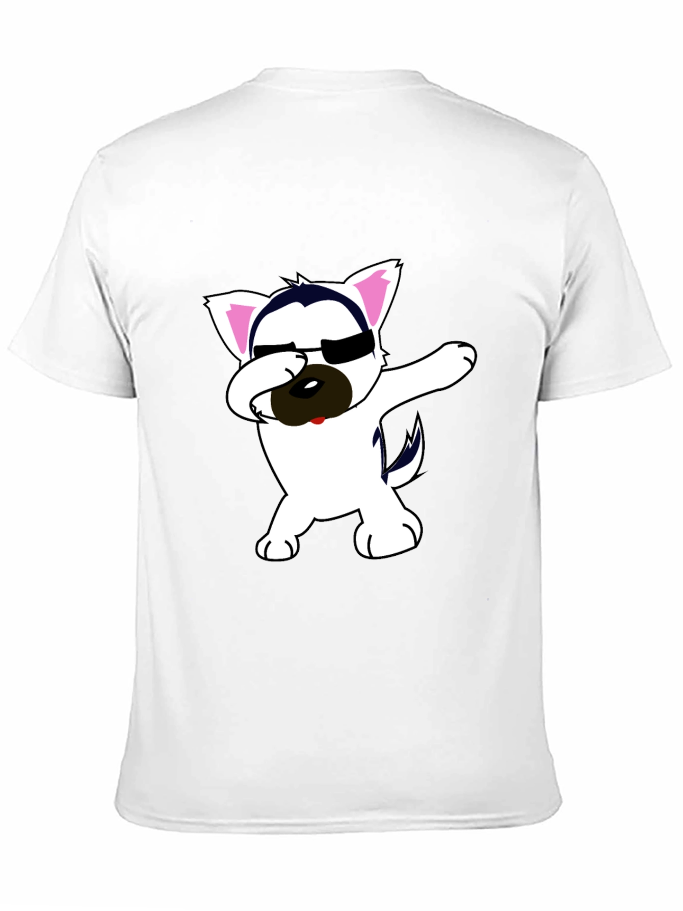 Dabbing Dog Graphic Tee - Cool & Casual