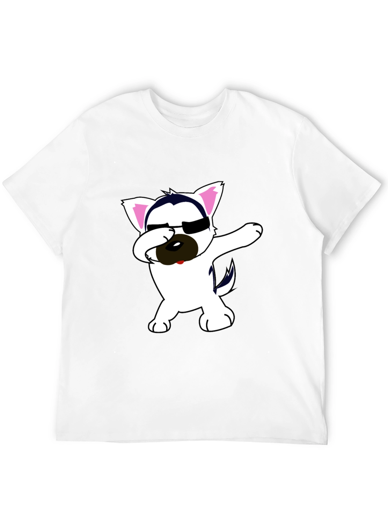 Dabbing Dog Graphic Tee - Cool & Casual