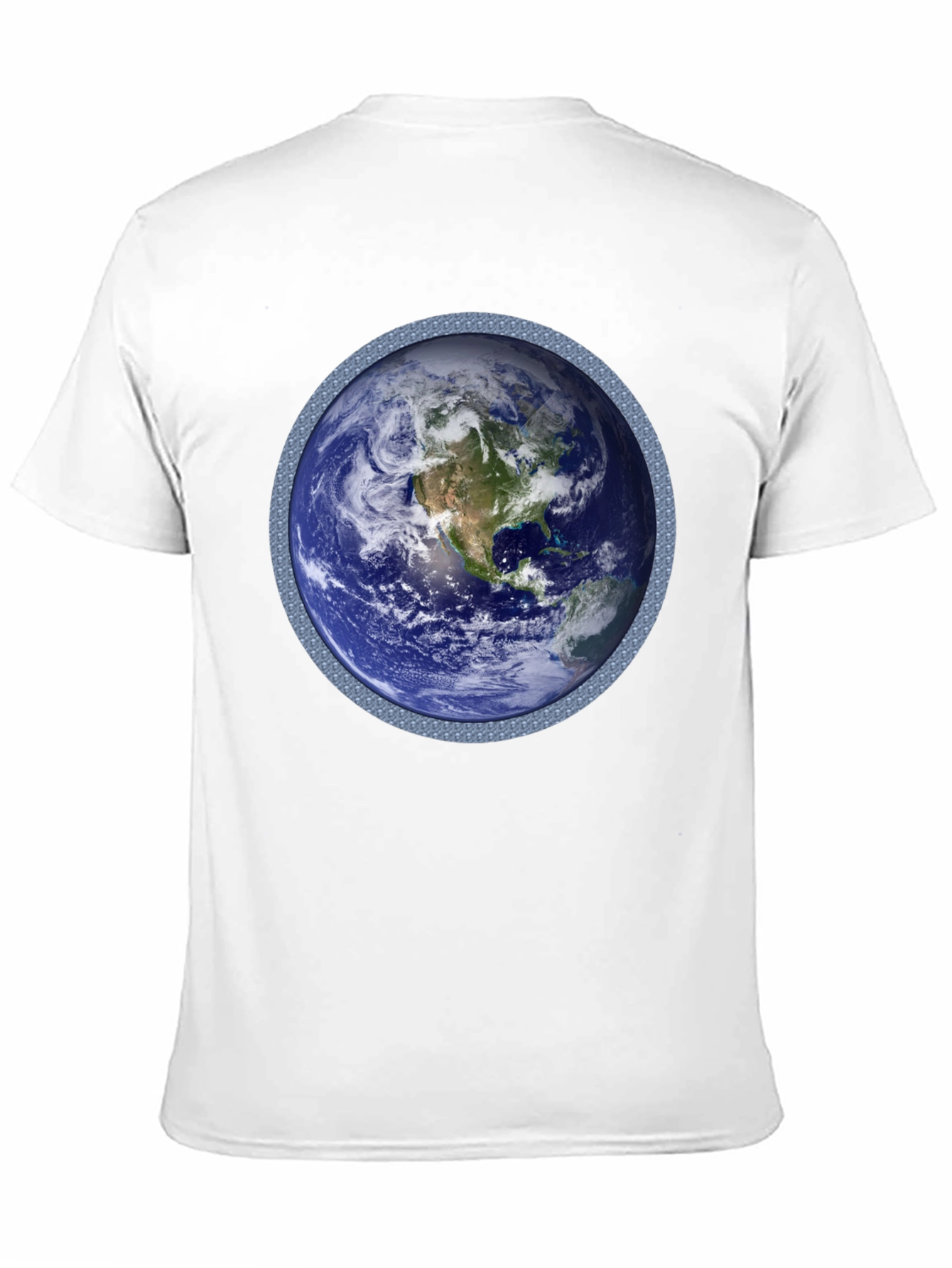 Earth Graphic T-Shirt - Black Cotton Blend
