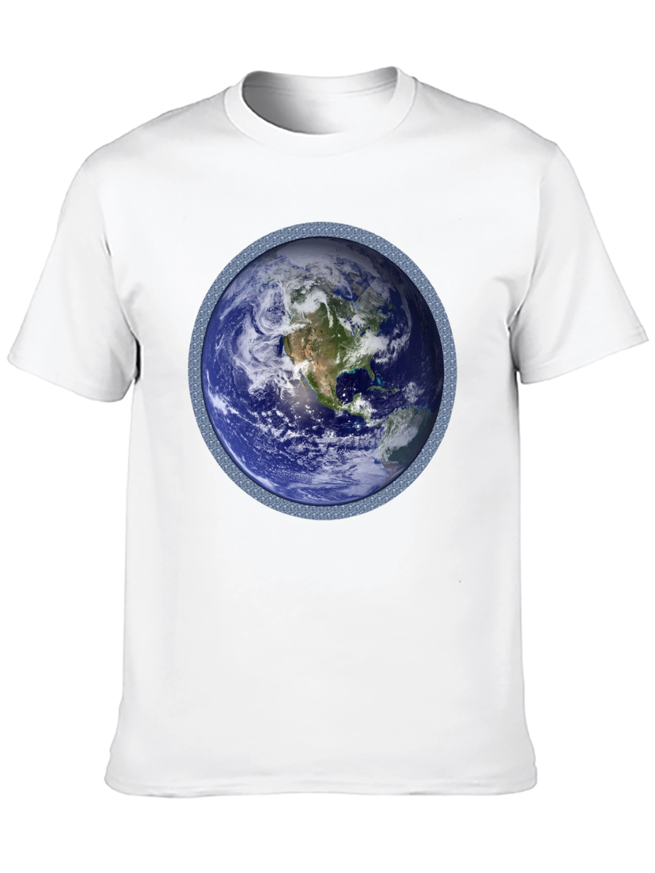 Earth Graphic T-Shirt - Black Cotton Blend