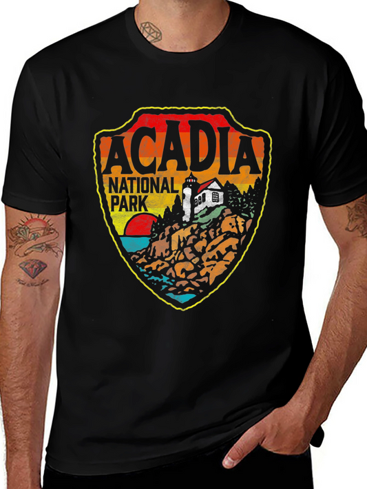 Acadia National Park T-Shirt Vintage Graphic