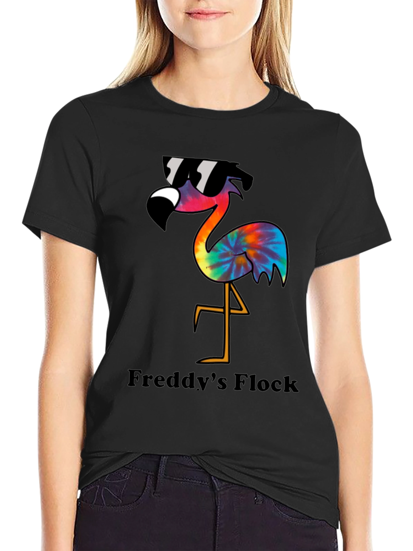 Cool Flamingo Graphic Tee - Freddys Flock