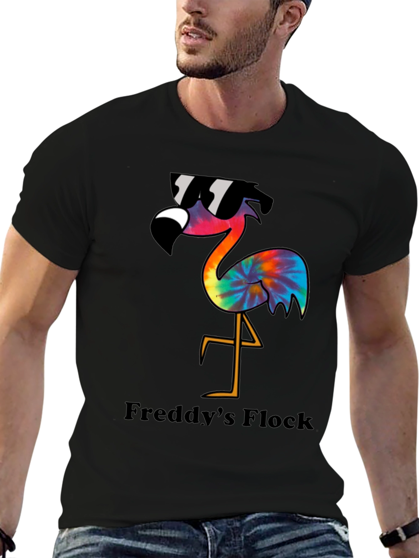 Cool Flamingo Graphic Tee - Freddys Flock