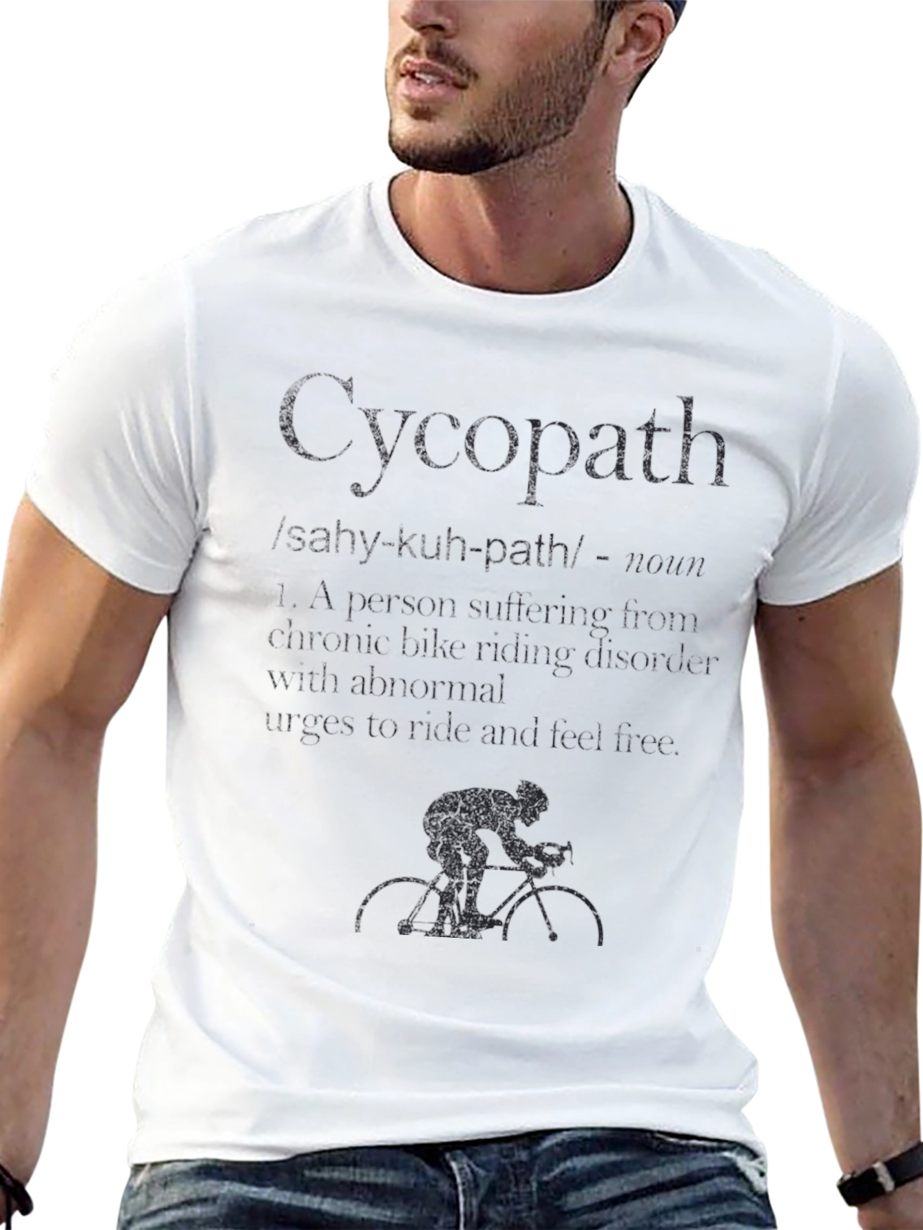 Cycopath Definition T-Shirt - Cycling Humor