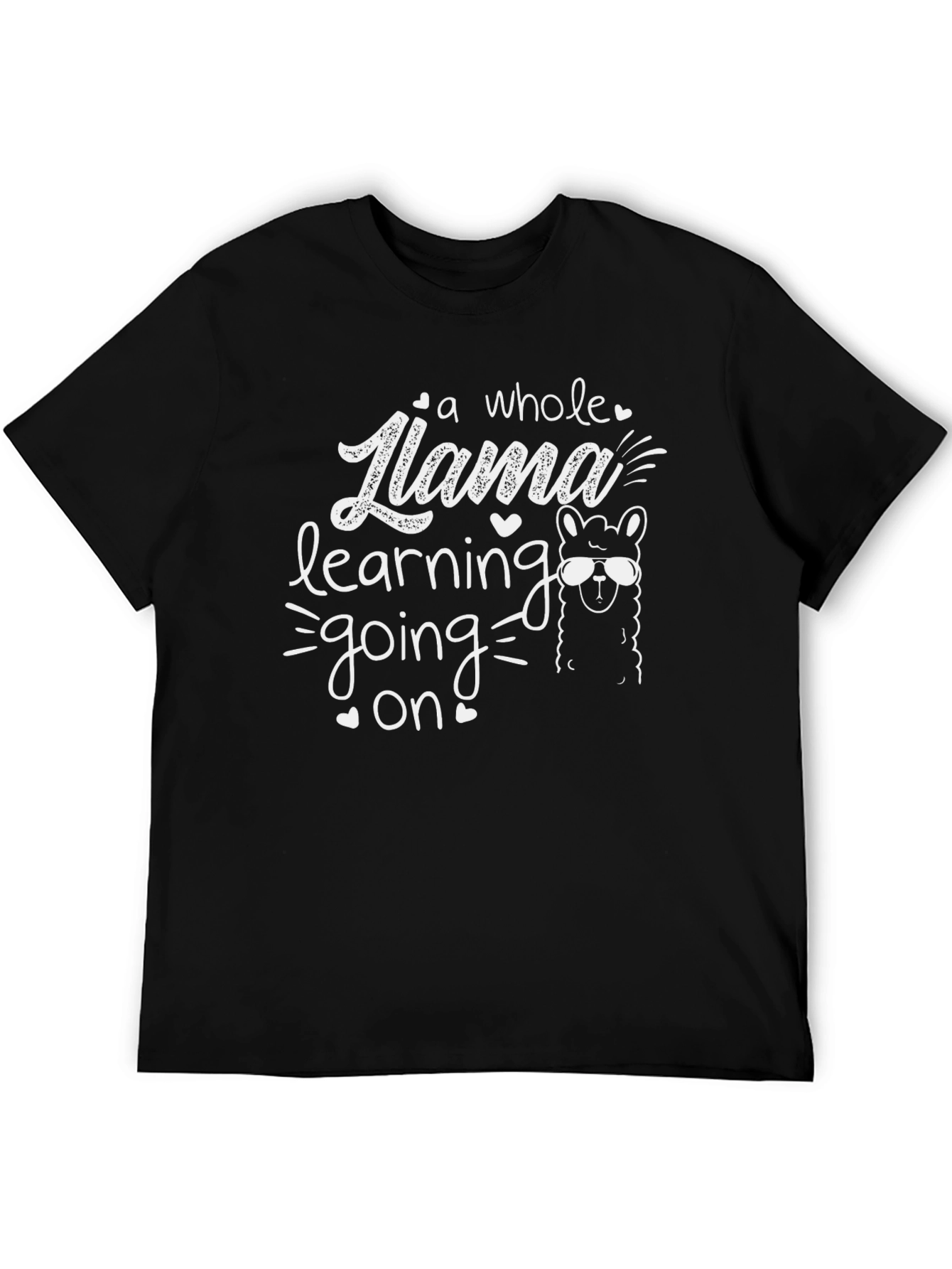 Llama Learning Graphic Tee