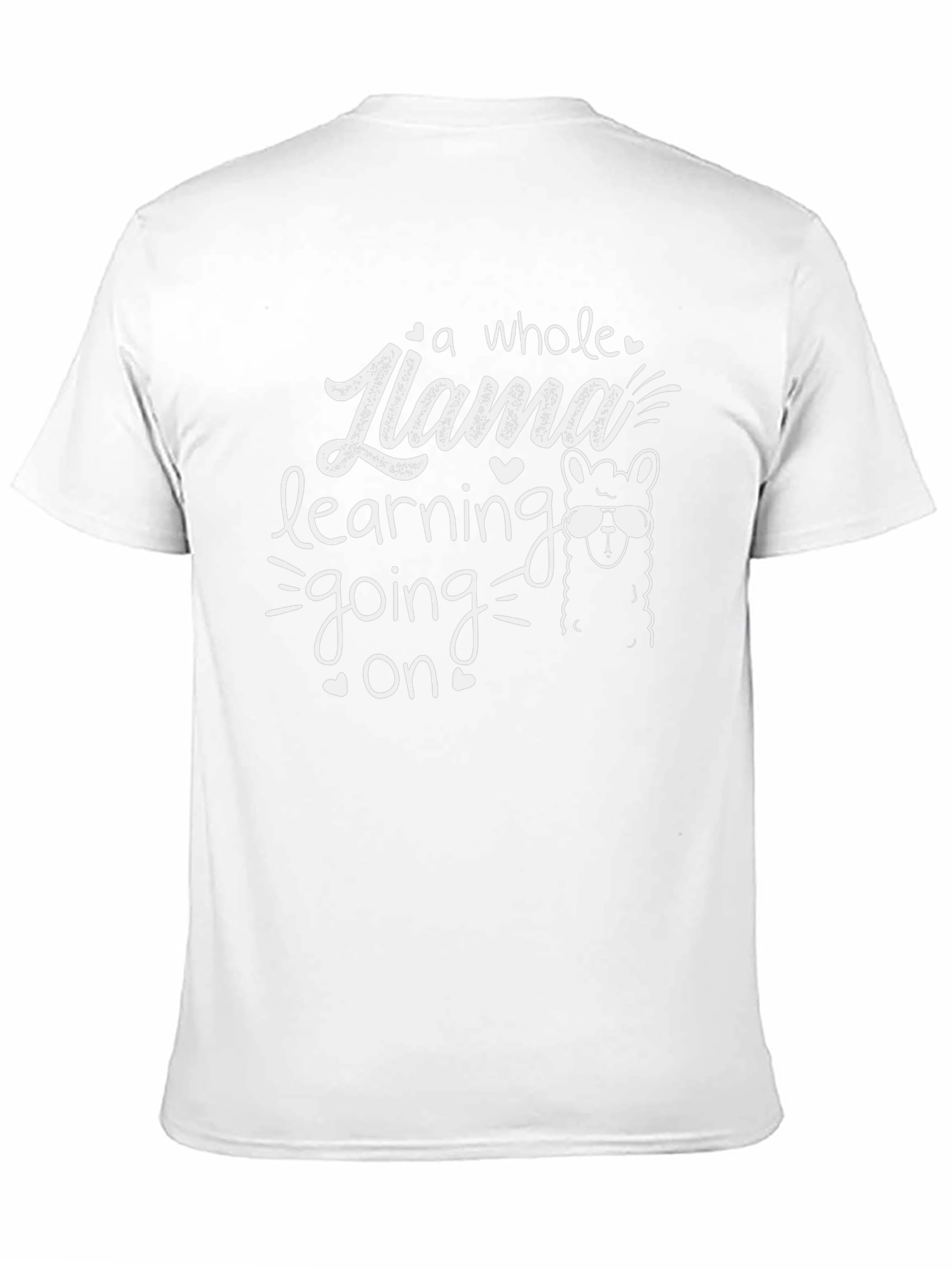 Llama Learning Graphic Tee