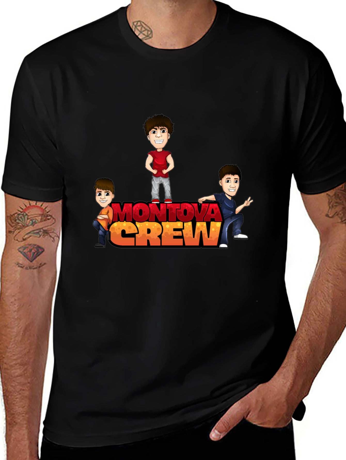 Montova Crew Cartoon T-Shirt