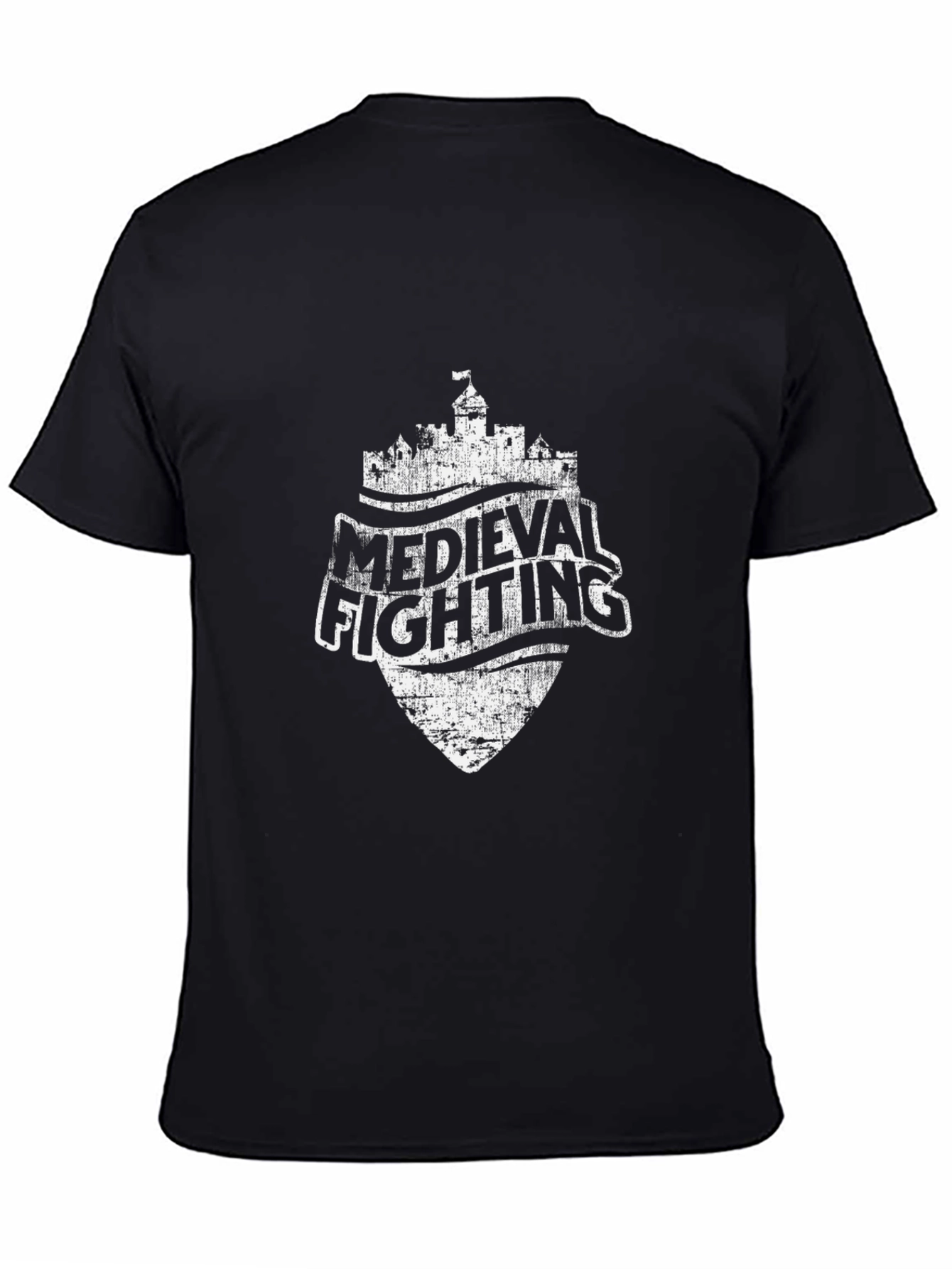 Medieval Fighting Castle Shield T-Shirt