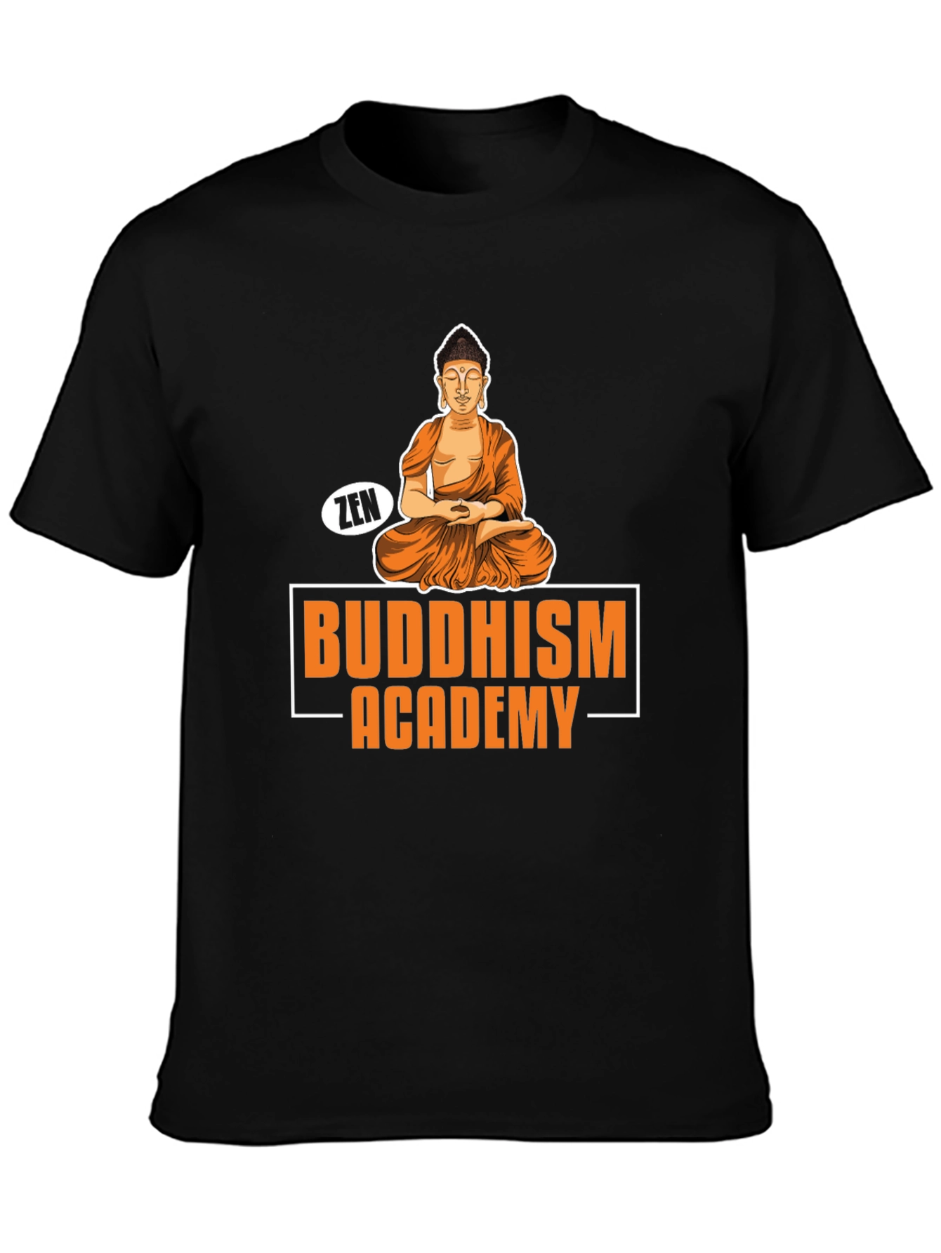 Buddhism Academy Zen Graphic T-Shirt