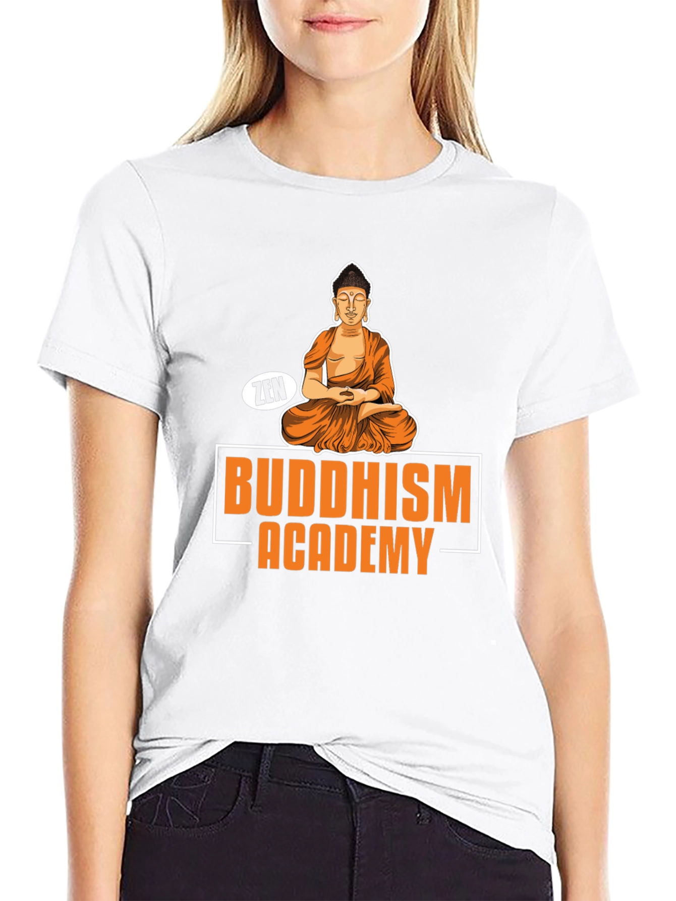 Buddhism Academy Zen Graphic T-Shirt