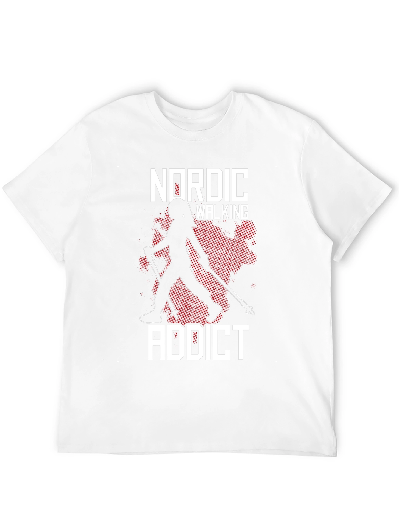 Nordic Walking Addict Black T-Shirt