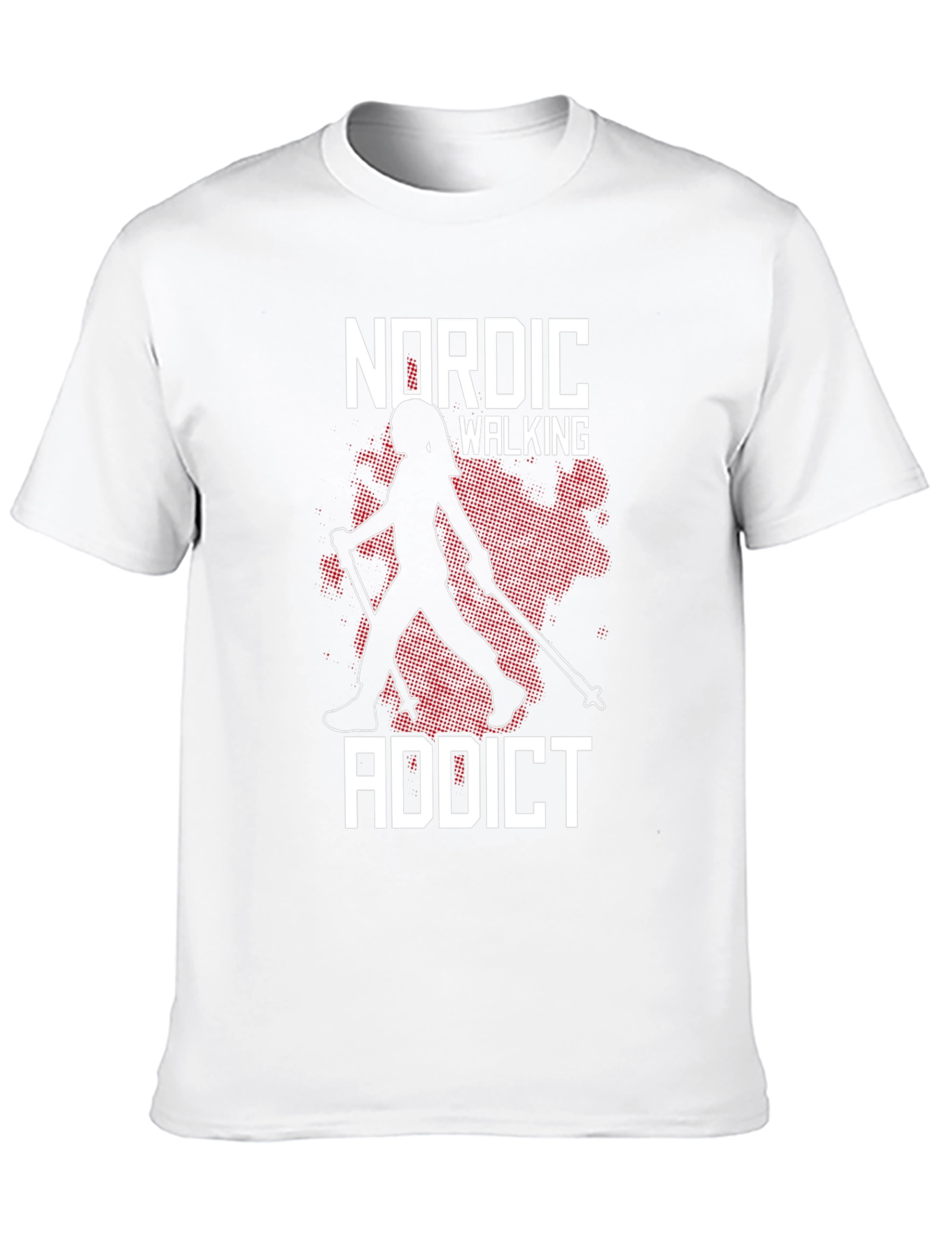 Nordic Walking Addict Black T-Shirt